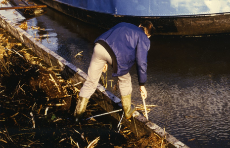 1969 - Betonwand aanbrengen in Nagelervaart