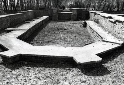 2861 - Ruine van een oude kerk op de zuidpunt van Schokland