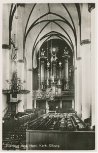 Nr.: 706 - Interieur Ned. Herv. Kerk te Elburg Interieur St. Nicolaaskerk