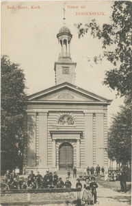 Nr.: 498 - Ned. Herv. Kerk Groet uit Doornspijk Nederlands Hervormde Kerk; de Waterstaatskerk