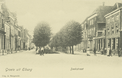 Nr.: 399 - Groete uit Elburg Beekstraat Uitg. A. Hengeveld De Beekstraat