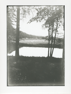 1571 - Gracht met op de achtergrond weiland.