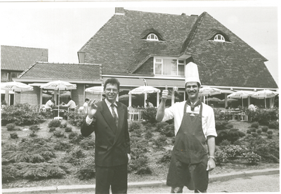 1846 - AC-restaurant 't Harde  Manager Frank Lanfers(links) chef-kok Martin Lochmans