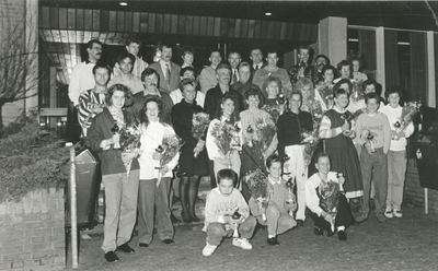 1893 - Kampioenen gehuldigd op het gemeentehuis.