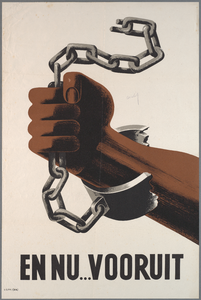 snv008000013 86, Affiche ” En nu ... vooruit ”, ca. 1945