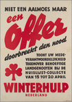 snv008000039 117, Affiches betreffende de aankondiging voor de collecte Winterhulp op 15-20 april, z.j.