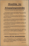 SNV008000048_002 127, Affiche met de mededeling dat de drager ervan zich wil overgeven in het Duits en het Engels, 1945