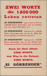 snv008000049 131, Affiche van de geallieerden met een oproep aan Duitse soldaten tot overgave, z.j.