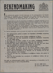 snv008000055 133, Affiche van de Nederlandsche Binnenlandsche Strijdkrachten betreffende maatregelen in verband met de ...