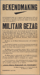 snv008000065 144, Affiche van de Militair Commissaris in het district Harderwijk betreffende de instelling en taak van ...