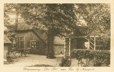 7418NUN001007418 Uitspanning 'De Pol' aan Zee bij Nunspeet.