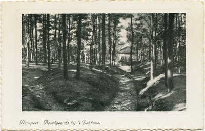 7601 - achterzijde: postzegel 1,5 ct grijs, met stempel, stempel oude gem. Ermelo,