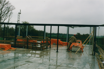 7760 - zie ook inv. nrs. 7733 t/m 7783; tijdens bouw van een bouwwerk op de nieuwe