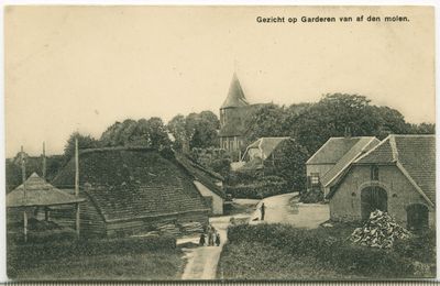 ERM001000012 Gezicht op Garderen van af den molen