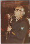 5489 - De heer Aart Opmeer bespeelt een saxofoon, hij is lid van Christelijk Harmonieorkest Excelsior