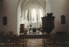 8385 - Interieur van de kansel en koor, Oude Hervormde Kerk