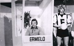 9345 - Henk Ruitenberg en Martin Kok tijdens het Stedenspel Ermelo - Wonseradiel