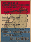 snv008000122 36, Duitsch Geld, Duitse Handteekeningen, Duitsche Beloften zijn WAARDELOOS