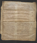  Deze bladzijde uit een 11e eeuwse bijbel is ook als kaft gebruikt. Dit stuk uit Romeinen is het oudste stuk dat het ...