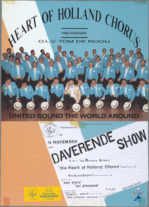 SNV008000559 , The Harmony Singers organiseren: Heart of Holland Chorus, 16 november