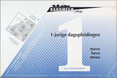 SNV008000751 , Randmeer College info-avonden i-jarige dagopleidingen, 11 maart. 15 juni en 17 augustus 1993