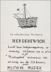 SNV008001377 , Herderewich: ledenvergadering, woensdag 24 februari 1993