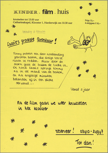 SNV008001386 , Kinder Filmhuis: Lassie's Grootse Avontuur, zaterdag 13 februari