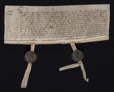 4 Bekendmaking van pacht door Henrick Henricksz. en Geertken Petersz. van het convent bij het St. Nicolaaskerkhof