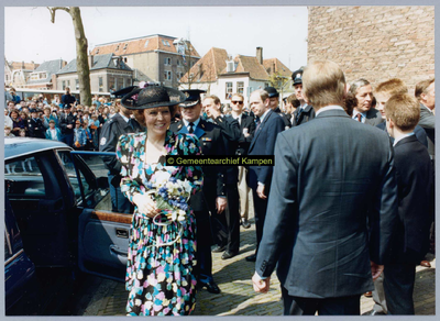 F005072 Bezoek van Koningin Beatrix, prins Claus, prins Willem-Alexander, prins Constantijn, prinses Margriet, Pieter ...