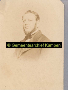 F003208 Portret van Jhr. Mr. Henri Assuerus Wttewaall van Stoetwegen, van 1835-1838 en van 1843-1866 burgemeester van ...