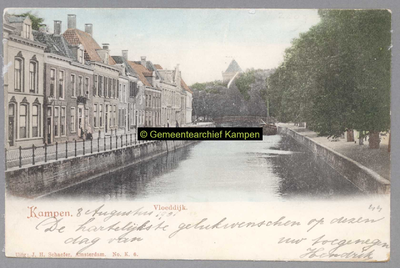 F002207 Vloeddijk en Burgel tussen Broeder- en Meeuwenbrug.