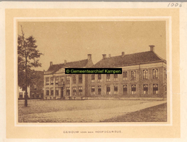 F001003 Gebouw van de Hoofdcursus aan de Koornmarkt nr.1.
