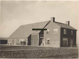 F001091 Huis met boerenschuur op het erf 150 op het Kampereiland van de familie De Munnik.