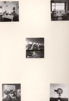 F001088 Viet foto's van koestal, interieur schuur, keuken en huiskamer van boerderijen op het Kampereiland van de ...