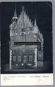 F004410 Noordgevel oude Raadhuis ca. 1920.