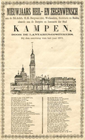 K001497 Nieuwjaars heil- en zegenwensch door de lantaren-opstekers bij den aanvang van het jaar 1871 aan de Ed. Achtb. ...