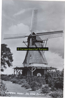 F002348 Molen d'olde Zwarver, een windkorenmolen uit 1842.