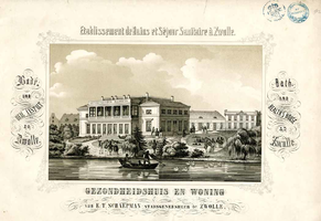 K000024 Etablissement de Bains et Séjour Sanitaire à Zwolle. Gezondheidshuis en woning van E.T. Schaepman, ...