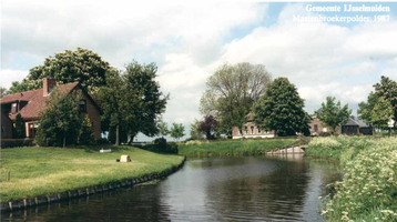 F012217 Gemeente IJsselmuiden, de Mastenbroekerpolder bij de kruising van de Rietsteeg met de Oude Wetering.