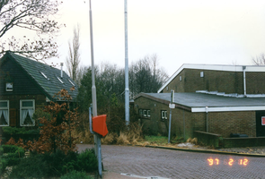 F013052 Verenigingsgebouw de Meulenbelt te Wilsum en omgeving in 1997, het gebouw is afgebroken in 2007 t.b.v. ...