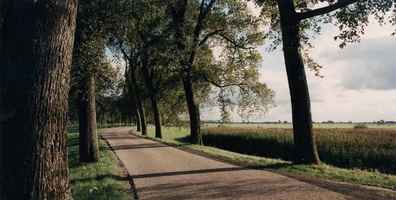 F013203 De Zwartendijk, met de polder Broeken en Maten.