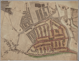 K001127 Ontwerp van een plan voor de bebouwing van het terrein N.N.O. tussen de Noordweg, Louise de Colignysingel en ...
