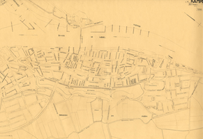 K000100 Plattegrond van de stad Kampen. De plattegrond is in mei 1930 getekend door ir. G.H. Grooten, directeur ...
