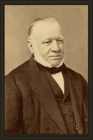 F004308 Karel van Hulst, boekhandelaar, uitgever 1833-1870, geb. te Kampen 04-07-1809, overl. in 1881, hij was gehuwd ...