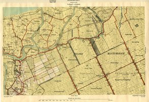 K000005 No. 287 IJsselmuiden. Topografische kaart van delen van de gemeente IJsselmuiden, de polder Mastenbroek en het ...