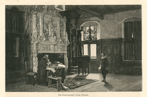 K001726 The Burgomaster's Room; De Burgemeesters kamer in het Oude Raadhuis aan de Oudestraat.