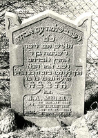 F003944 Grafsteen van S.A. Meijer, geboren 19 januari 1828/22 Schewat (5)598). En Salomo ging bij zijn vaderen te ruste ...