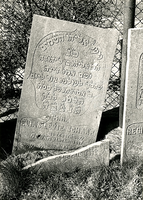 F003948 Grafsteen van Elias Levie Schaap, geboren 13 januari 1817/13 Tebeth (5)577) - Alzo voer Elia ten hemel - 2 Kon. ...