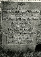 F003951 Grafsteen van Hester van Emden, echtgenote van Ezeghiël van Gelderen, geboren 15 oktober 1869/10 Tisjrie ...