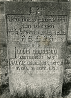 F004135 Grafsteen van Louis Goudsmid, echtgenoot van Aaltje Goudsmid-Nijstad, overleden 21 september 1930 - H(ier is) ...